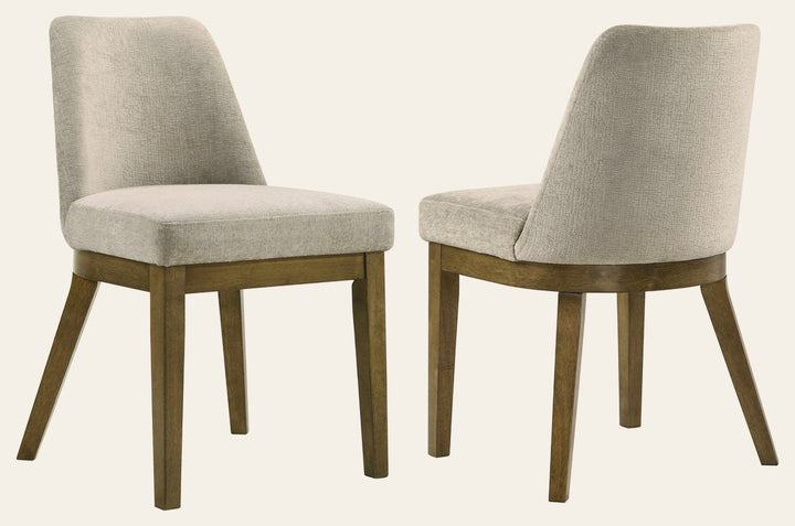 Castlewood Upholstered Side Chair Light Tan - What's New Furniture Portland