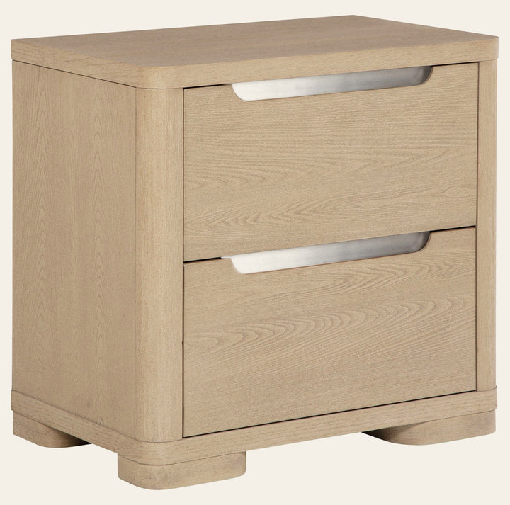Ladera 2-drawer Nightstand Bedside Table Light Elm - What's New Furniture Portland