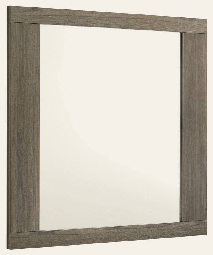 Fenwick Dresser Mirror Grey Oak - What's New Furniture Portland