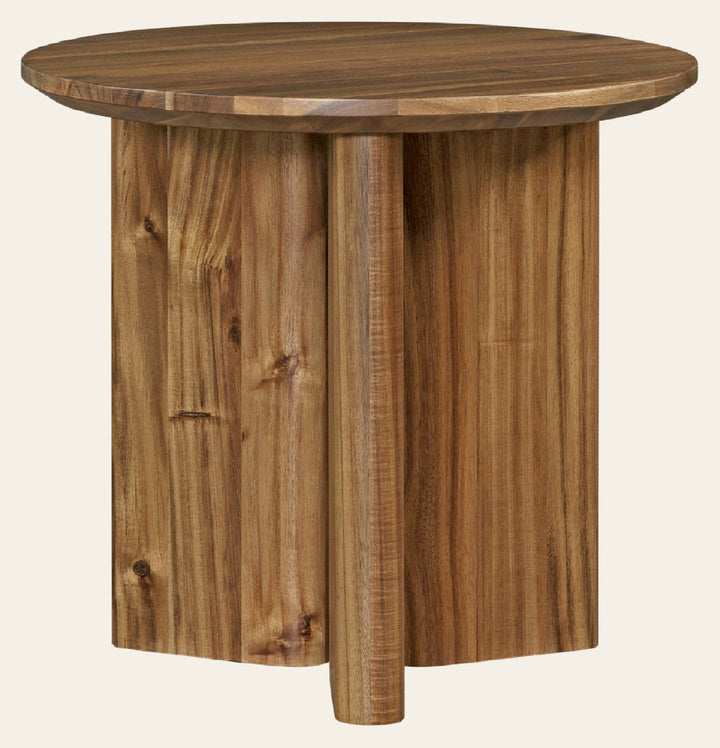 Petrilio Side Table in Hazelnut Brown