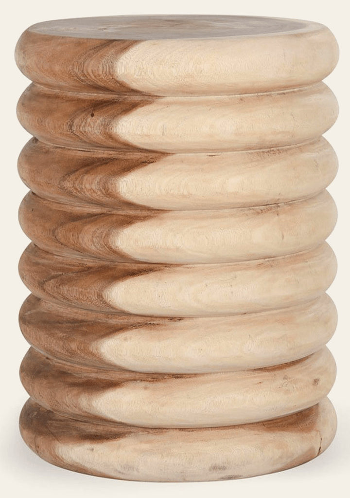 Gala Round End Table - Natural - Whats New Furniture Portland OR