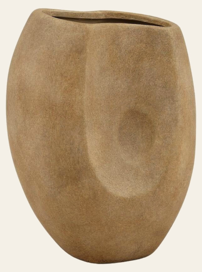 Corland Vase Sand by Dovetail - product view - Whats New Furniture Portland OR