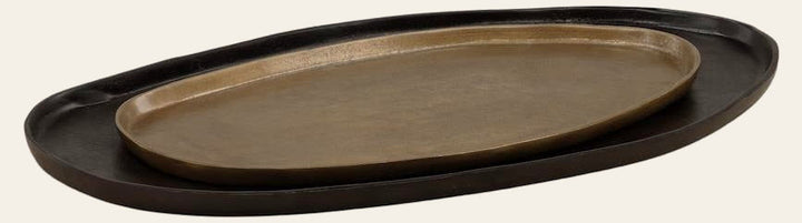 Roshan Tray Set of 2 Multicolor by Dovetail - product view - Whats New Furniture Portland OR