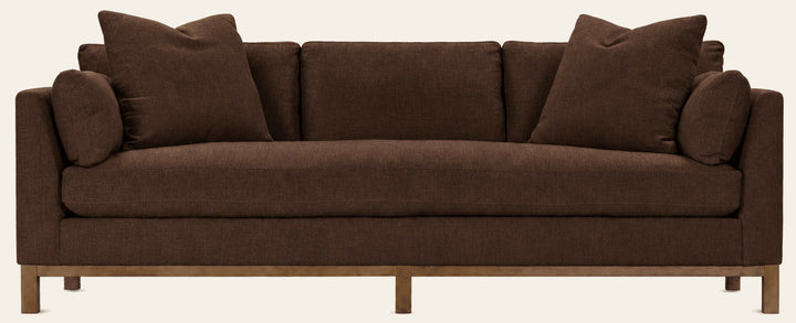 Boden 99 inch Sofa in Copper - Hand-Built USA sofa by Rowe - Whats New Furniture Portland OR