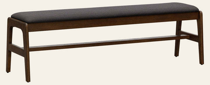 Remix Upholstered Bench - Grey - Whats New Furniture Portland OR