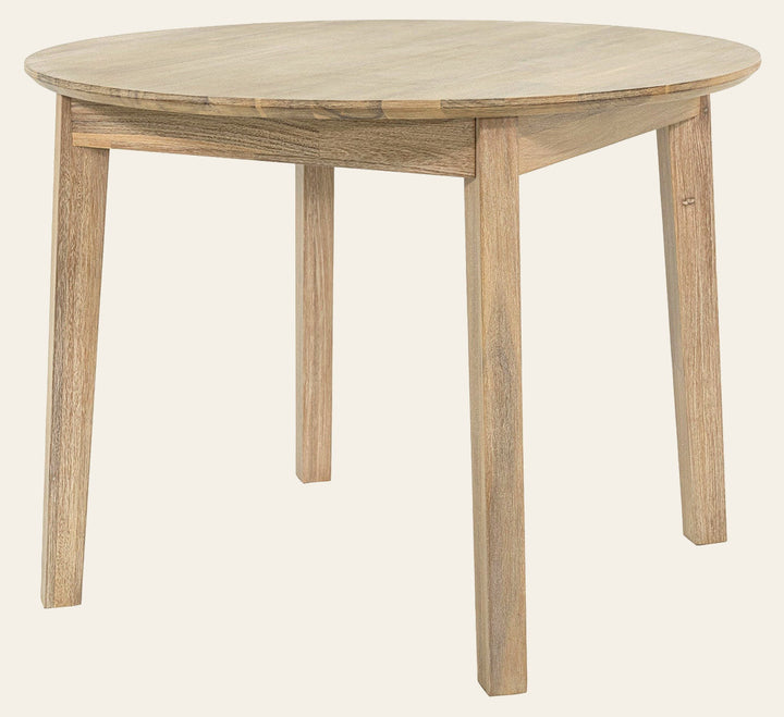 Gia Round Dining Table - Light Driftwood - Whats New Furniture Portland OR