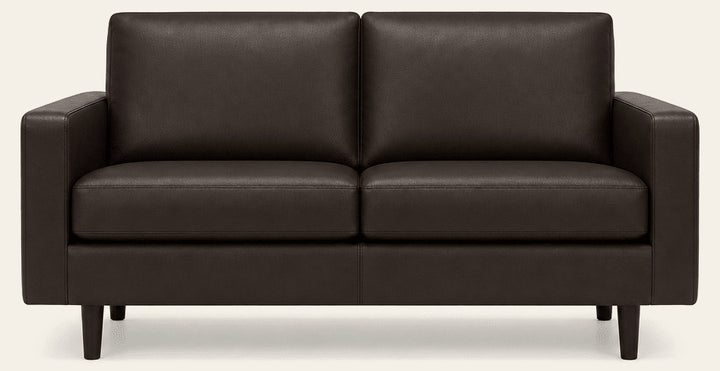 Oskar Loveseat in Traverse Chestnut top-grain leather - Palliser loveseat - Whats New Furniture Portland OR