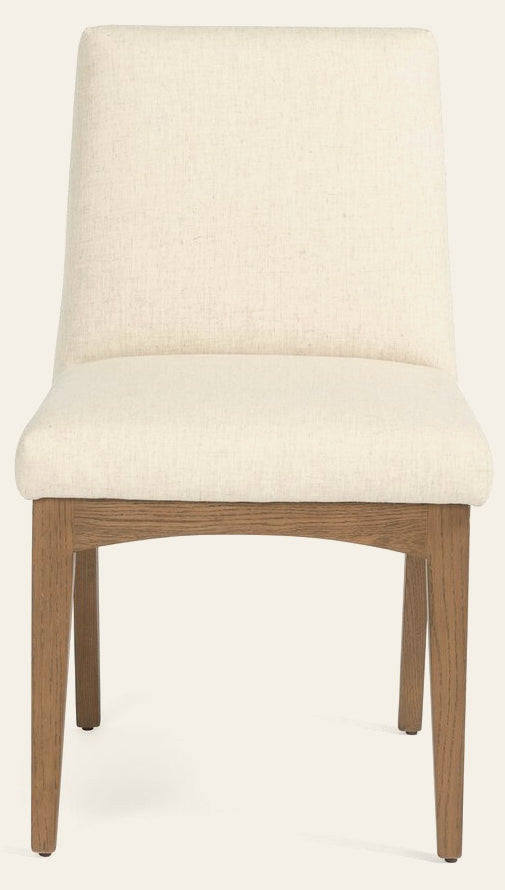 Elsie Dining Chair in Savile Flax front studio view - Whats New Furniture Portland OR