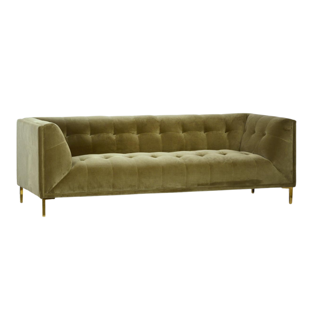 Bernard Sofa in Olive Green