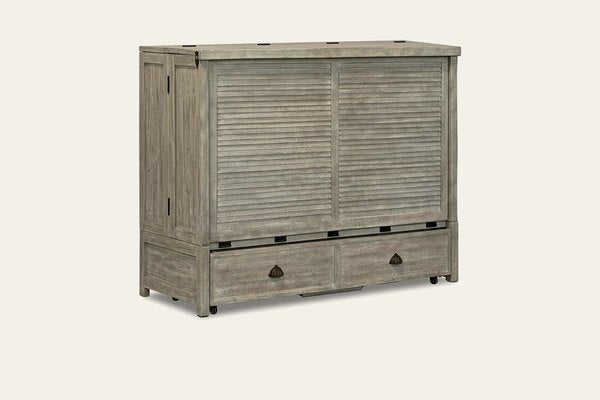 Murphy cabinet bed in Seabreeze, closed