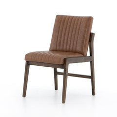 Alice Dining Chair in Sonoma Chestnut three-quarter view - Whats New Furniture Portland OR