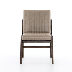 Alice Dining Chair in Sonoma Grey front studio view - Whats New Furniture Portland OR