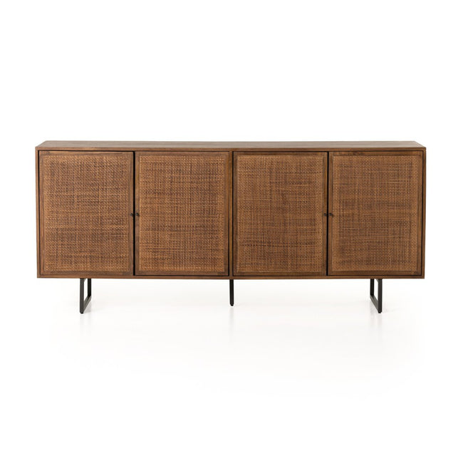 Carmel Sideboard in Brown Wash front studio view - Whats New Furniture Portland OR