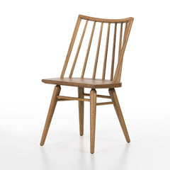 Lewis Windsor Chair in Sandy Oak three-quarter view - Whats New Furniture Portland OR