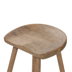 Barrett Bar &amp; Counter Stool in Natural Matte detail view - Whats New Furniture Portland OR