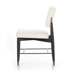 Anton Dining Chair in Savile Flax side view - Whats New Furniture Portland OR