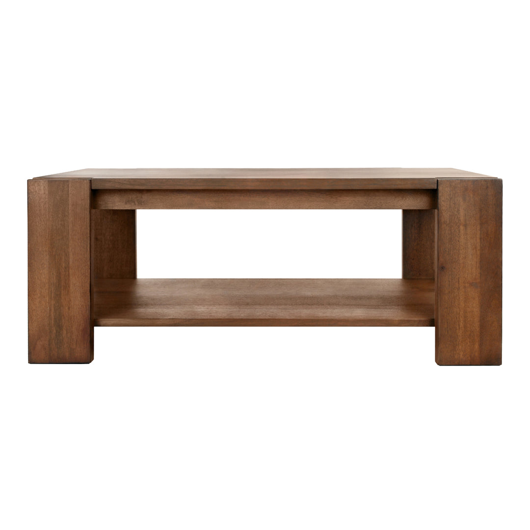 Morton Rectangular Coffee Table in Rustic Walnut