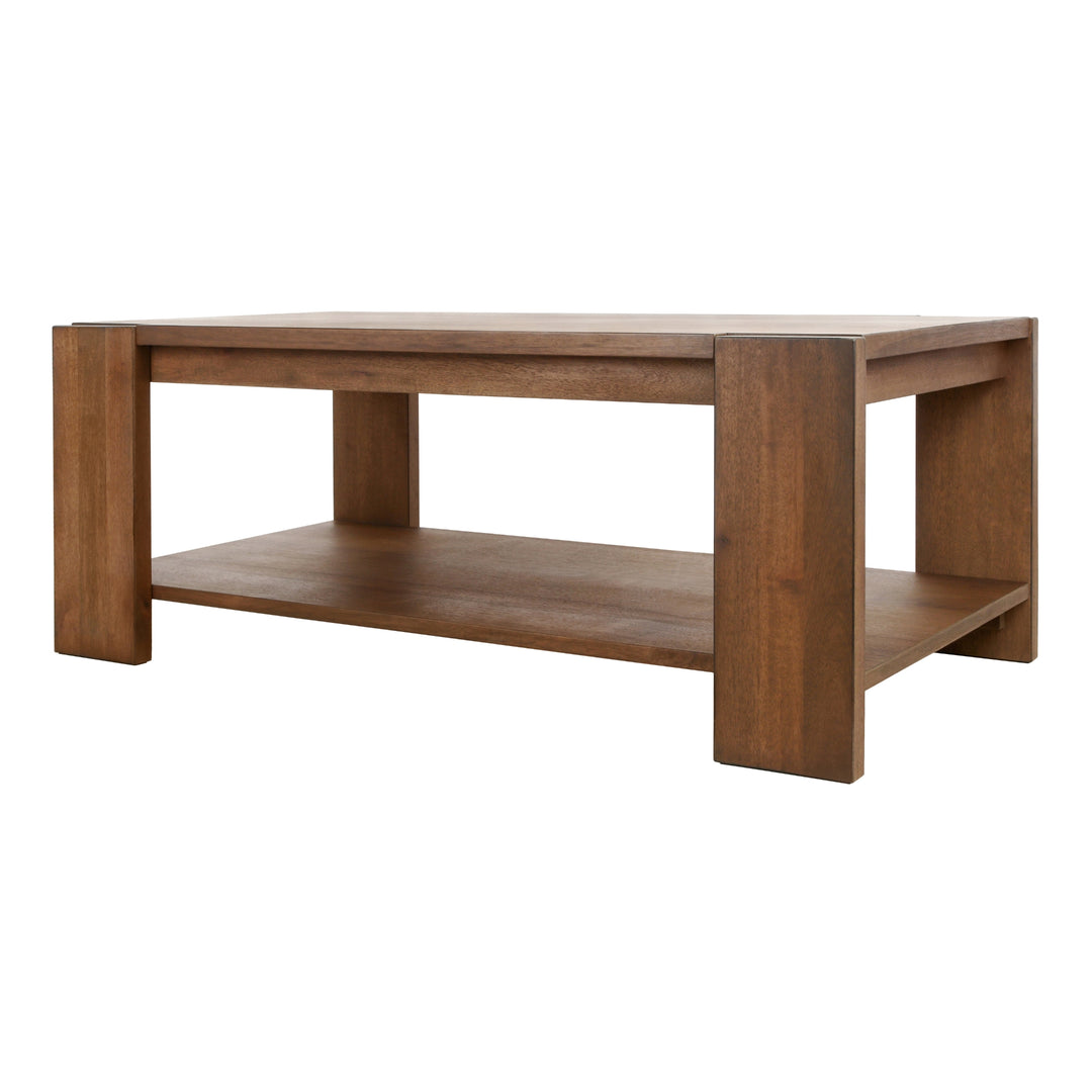 Morton Rectangular Coffee Table in Rustic Walnut
