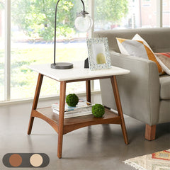 Parker End Table - leg detail - mid-century modern side tables - Whats New Furniture Portland OR