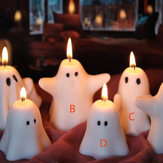 Ghost Candles / Halloween Candles Ghost C