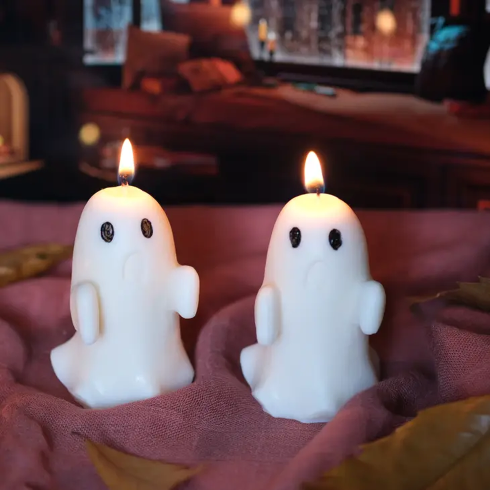 Ghost Candles / Halloween Candles Ghost C