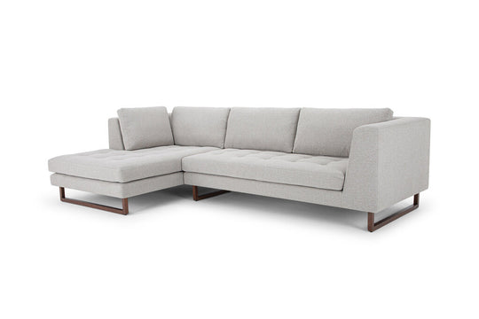 Hawthorne Sectional in Agnes Brown (LHF)