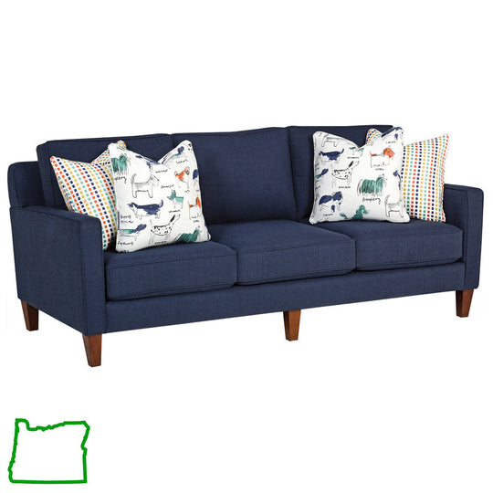 Contemporary Sofa in Navy