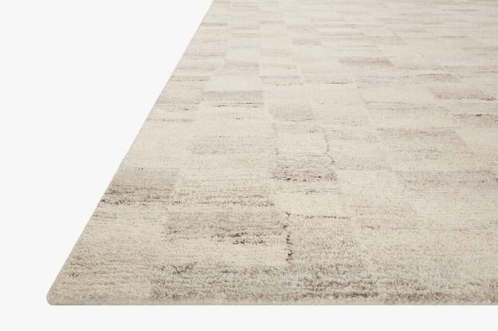 Rocky Rug in Ivory/Silver