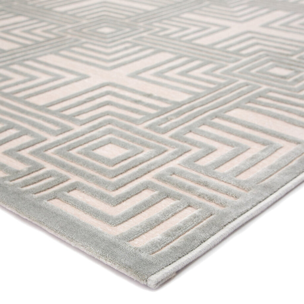 Fables Rug in Cream/Silver