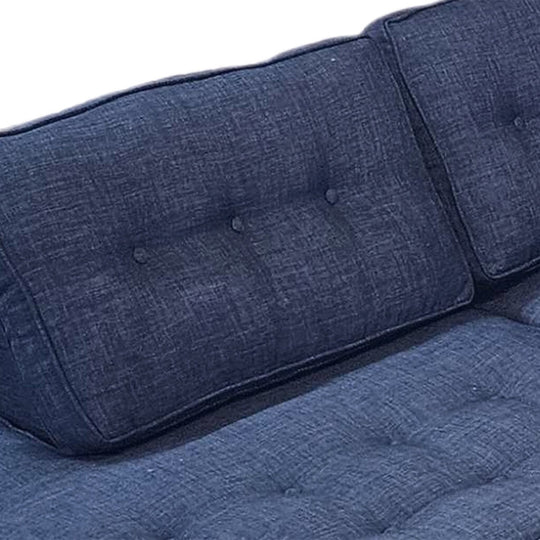 MCM-Inspired Sectional in Indigo (LHF)