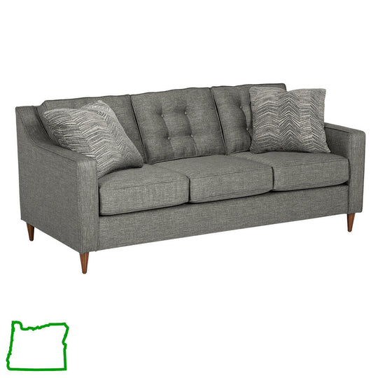 Hellion Contemporary Sofa in Quartz