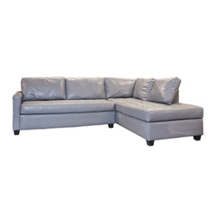 2 Piece Leather Sectional detail view - Whats New Furniture - Portland, Oregon