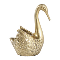 Swan Planter front view - planter by Sagebrook Home - Whats New Furniture Portland OR