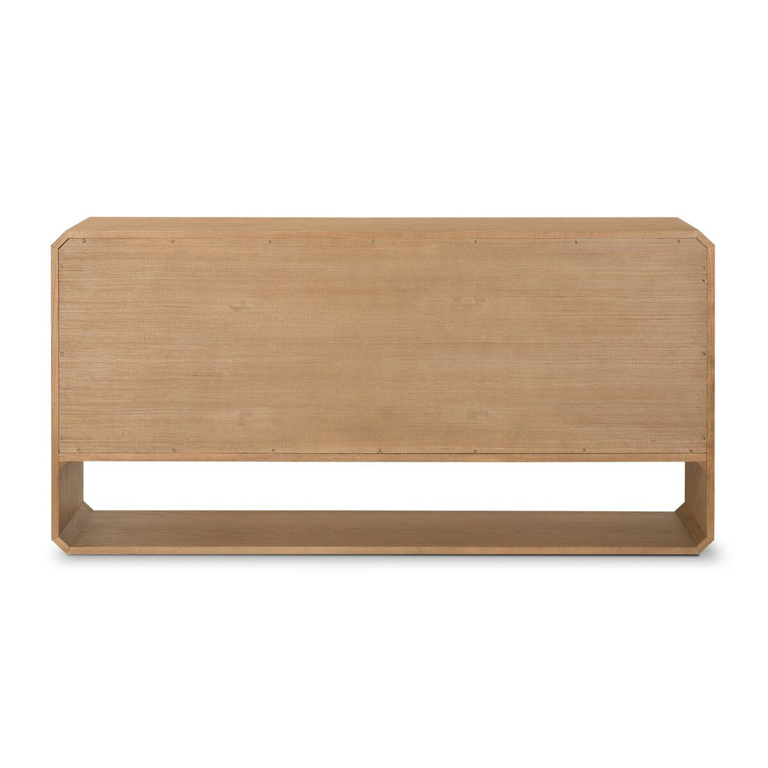 Caspian 6 Drawer Dresser in Natural Ash second detail view - Whats New Furniture Portland OR