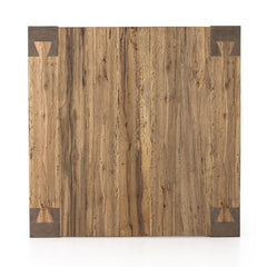 Abaso Coffee Table in Rustic Wormwood Oak detail view - Whats New Furniture Portland OR