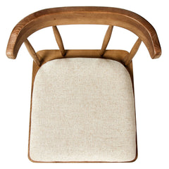 Colter Dining Chair in Antwerp Natural lifestyle view at a dining table - Whats New Furniture Portland OR