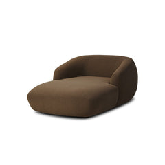 Channing Chaise in Crypton Nomad Mushroom three-quarter studio view - Whats New Furniture Portland OR
