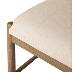 Raynor Bar Counter Stool in Lynchart Sand detail view - Whats New Furniture Portland OR