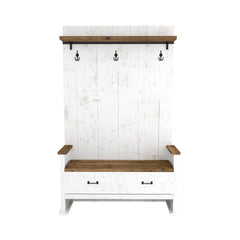 Provence Hall Bench 2 Drawer | What&