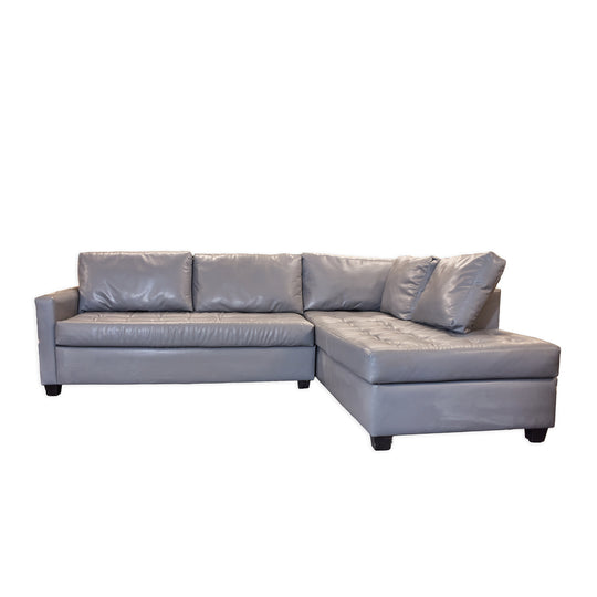 2 Piece Leather Sectional