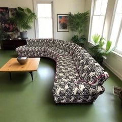 Vintage 3 - Piece Curved Sectional - Whats New Furniture - Portland, Oregon