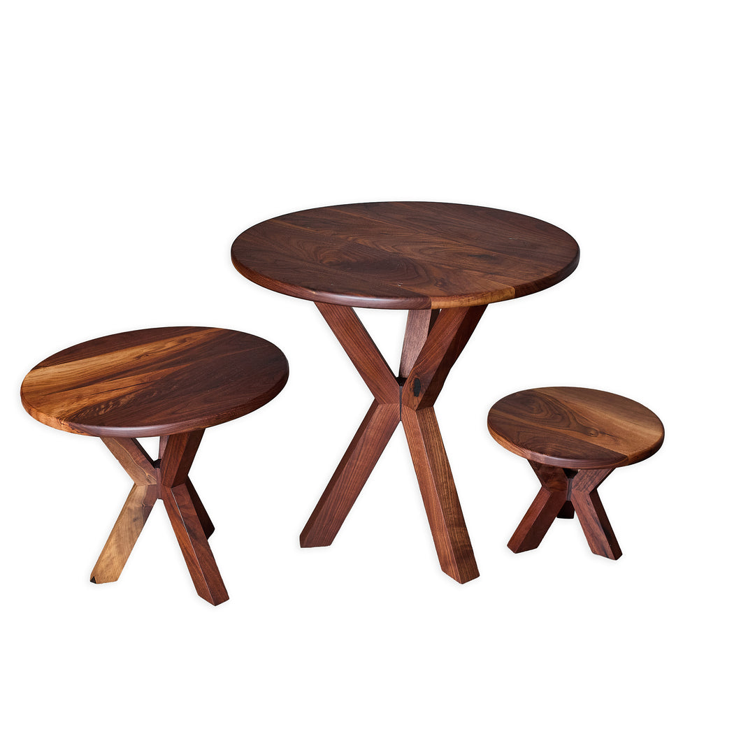 3 Piece Set of Round Accent Tables detail view - Whats New Furniture - Portland, Oregon