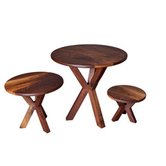 3 Piece Set of Round Accent Tables detail view - Whats New Furniture - Portland, Oregon
