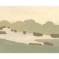 Tonal Topographies I Canvas Wall Art, 30" x 24" by Studio Select Art - product view