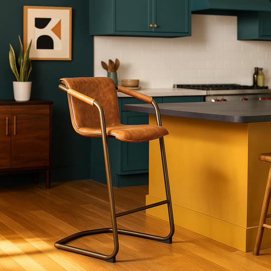 Indy Leather Counter Stool