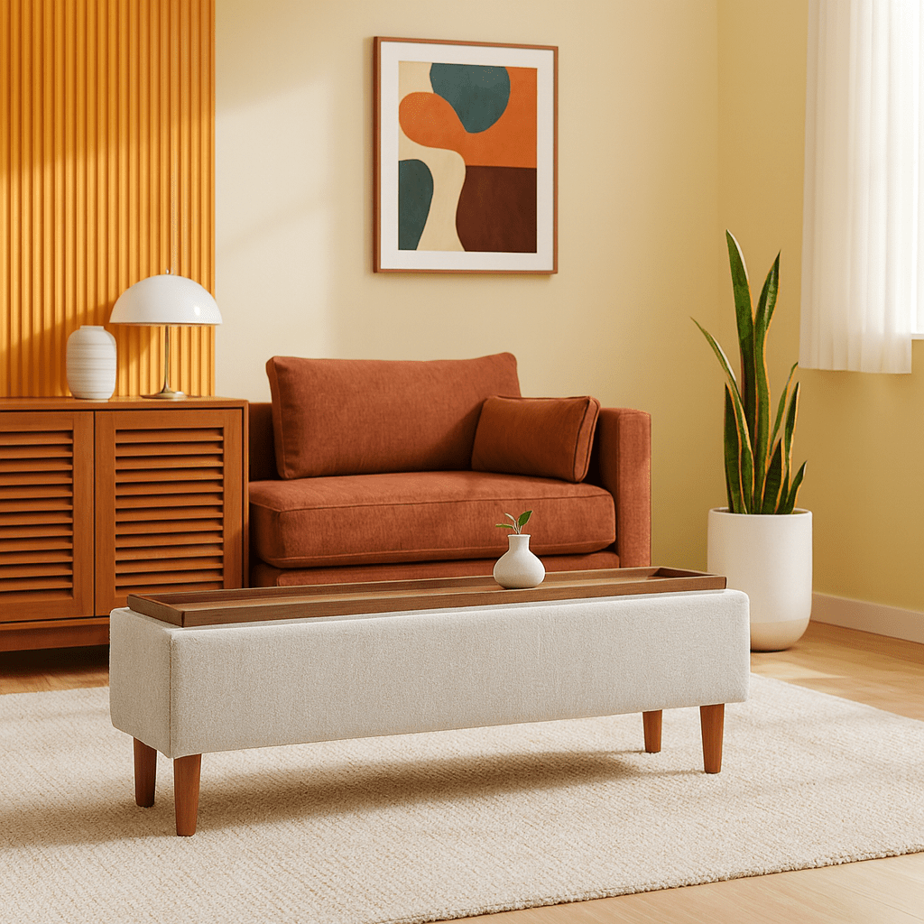 Stockton Storage Bench - Whats New Furniture - Portland, Oregon