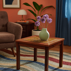 Rosewood Side Table w/inlay - What&