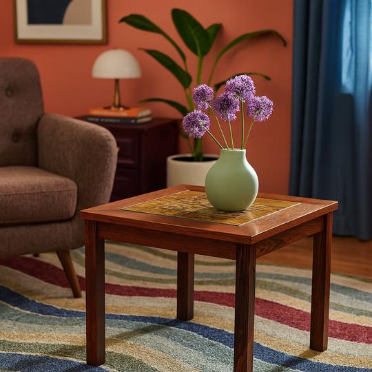 Rosewood Side Table w/inlay