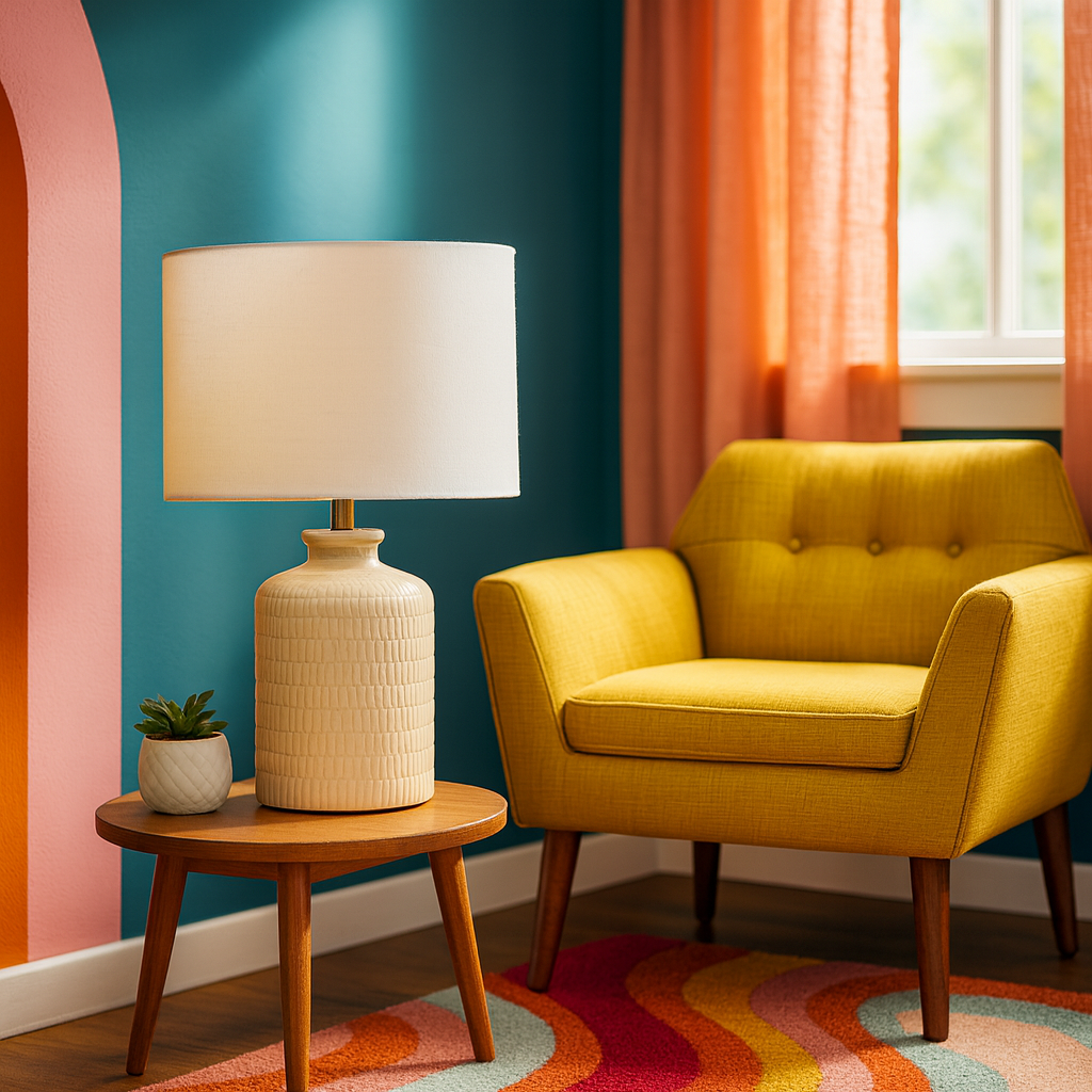 Textured Ceramic Lamp