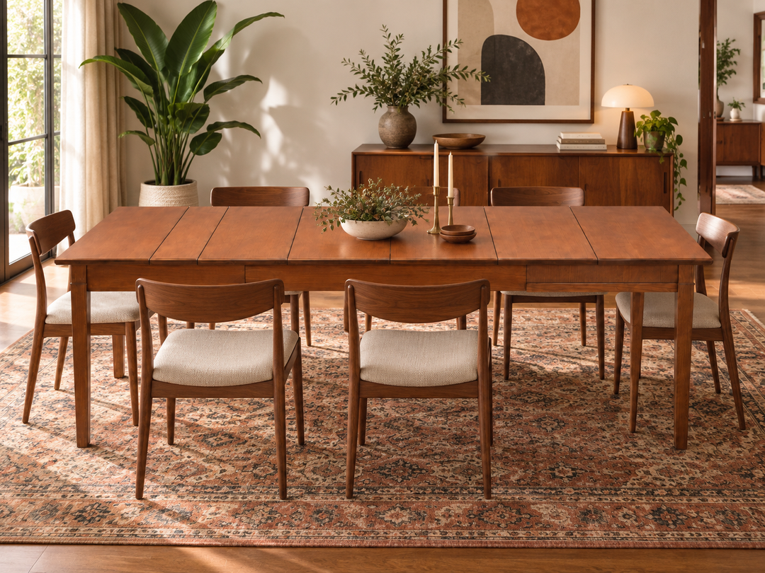 Mid-Century Extension Dining Table